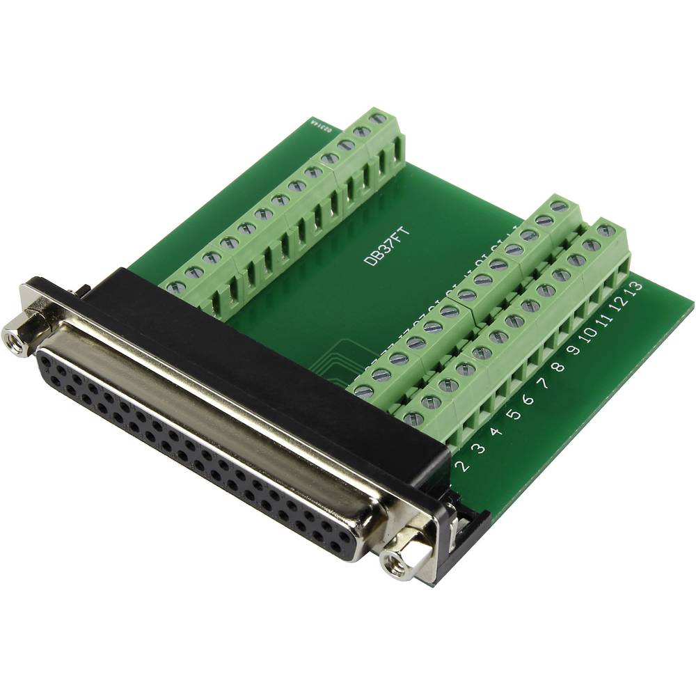 TRU COMPONENTS DSUB37F-39TB-3 1229328 Presa SUB-D 90 ° Numero Poli (num): 37 A vite 1 pz.