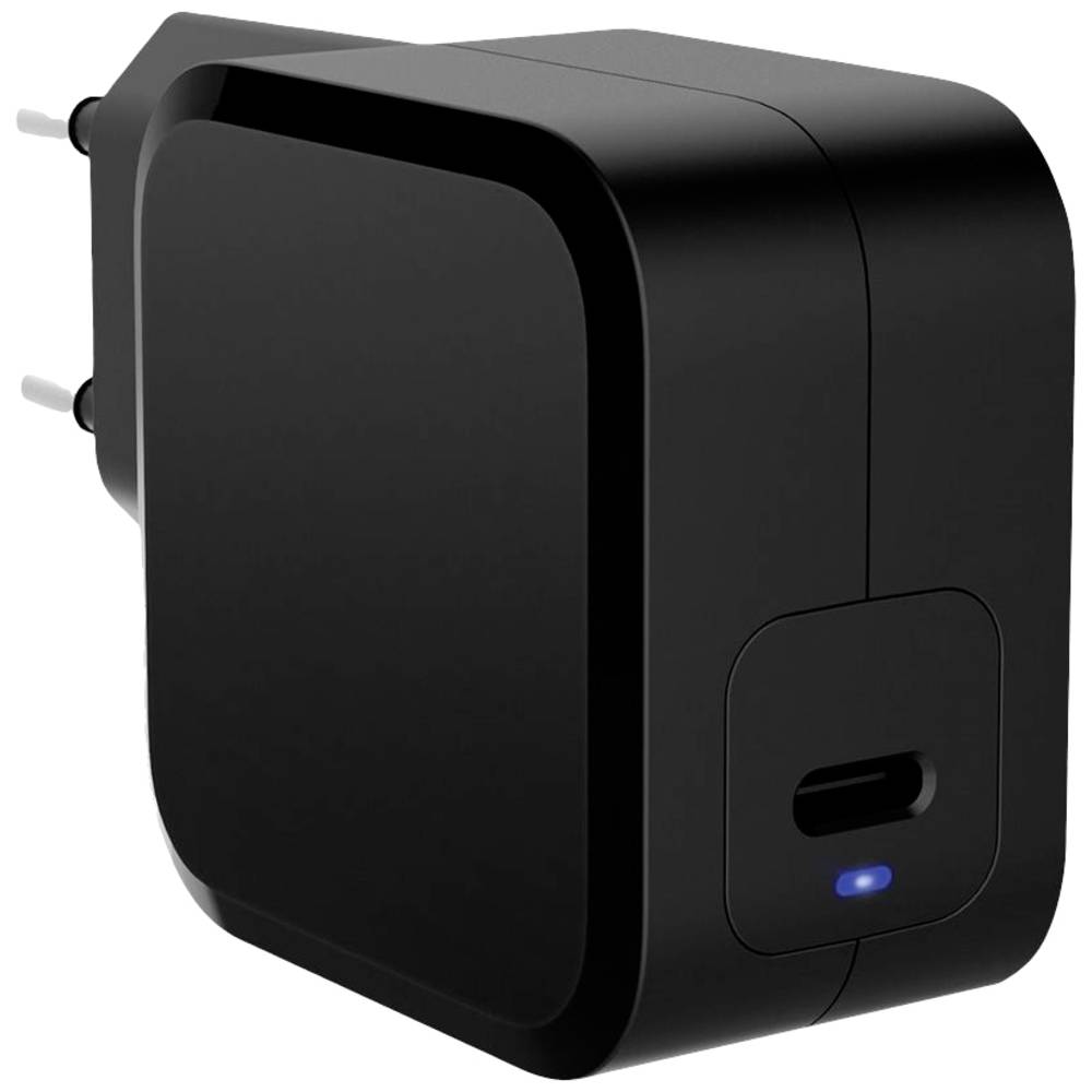 Value Caricatore USB 45 W 1x USB-C ® Nero Ambiente interno