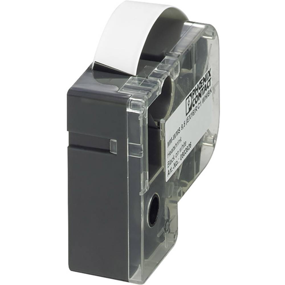 Phoenix Contact 803923 MM-WMS 3,2 (EX5)R C1 WH/BK Segnacavi termoretraibile Tipo di montaggio: scorrevole Bianco, Nero 1 pz.