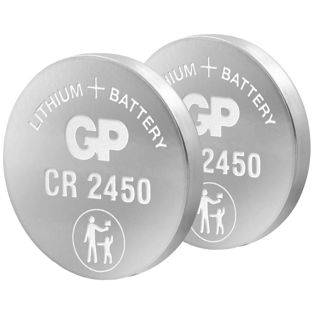 GP Batteria a bottone CR 2450 3 V 2 pz. 600 mAh Litio GPCR2450STD442C2