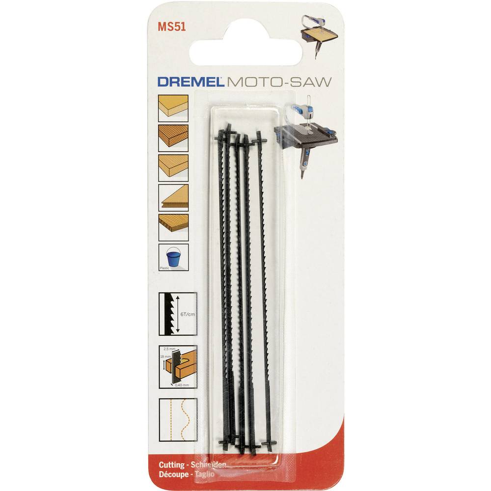 Lama seghettata multiuso per tagliare il legno DREMEL® Moto-Saw (MS51) Dremel 2615MS51JA