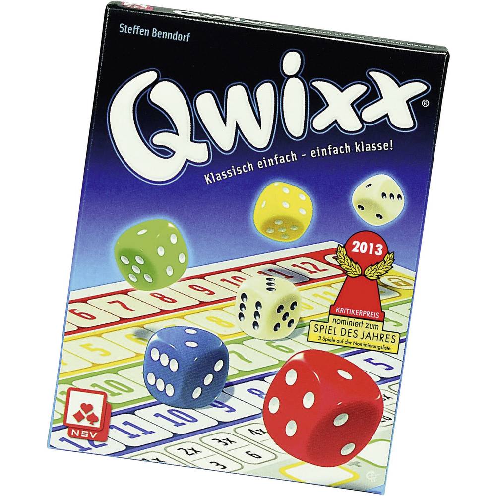 NSV 8819908015 Qwixx - Klassisch einfach - einfach klasse!