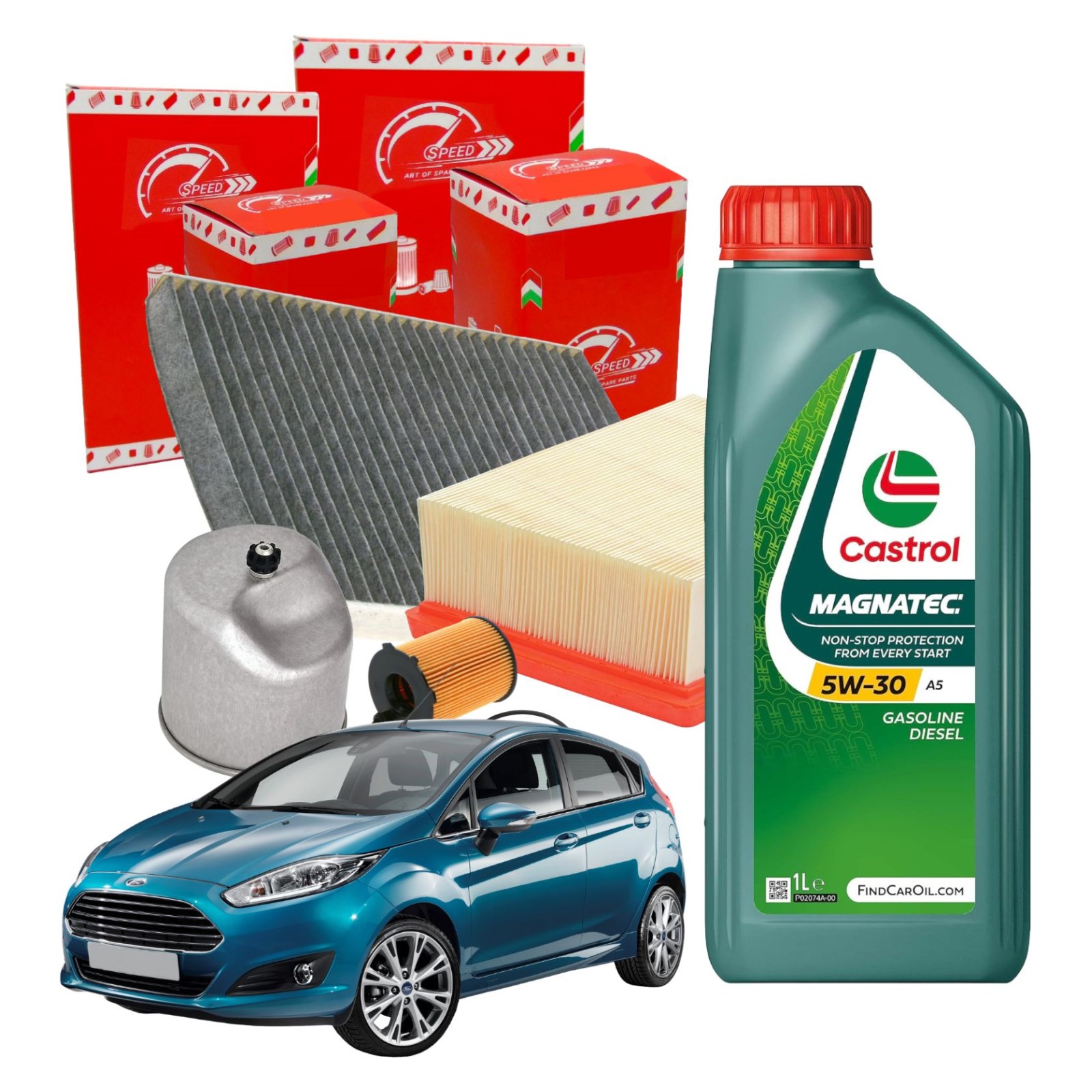 Speed Kit Tagliando Speed + Olio CASTROL MAGNATEC 5W30 A5