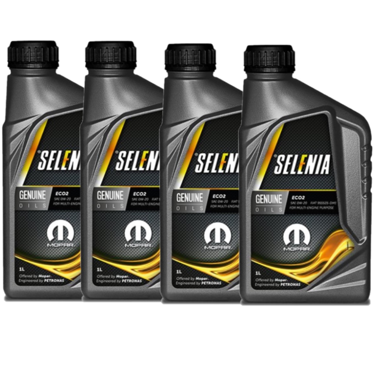 4LT OLIO MOTORE SELENIA MOPAR ECO2 0W20 FIREFLY MILD HYBRID