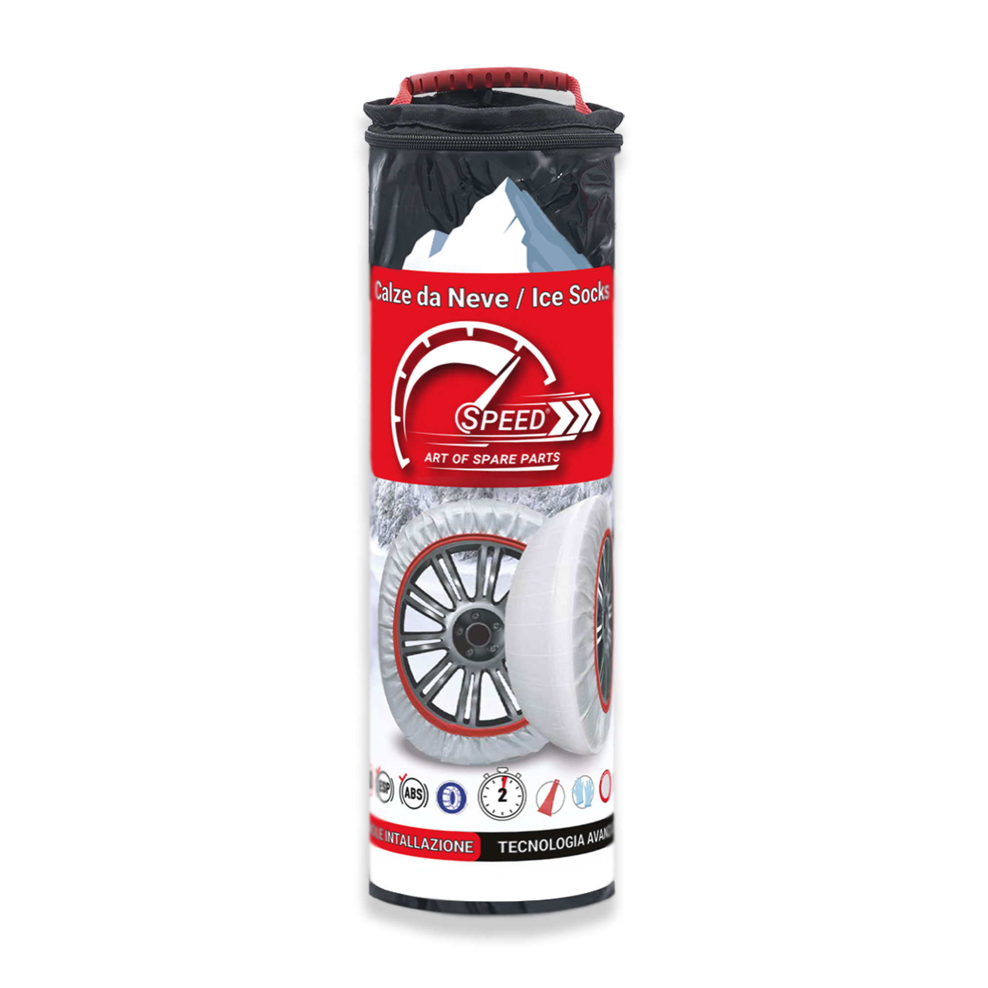 Calze da neve Speed omologate per auto taglia L