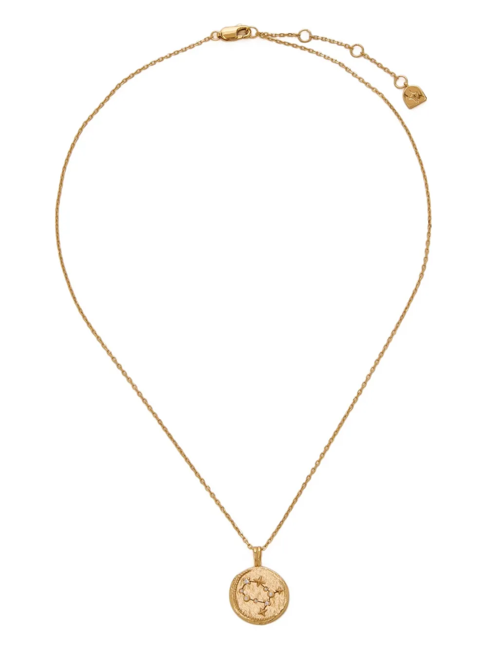 Astrid & Miyu Gemini Zodiac pendant necklace - Oro
