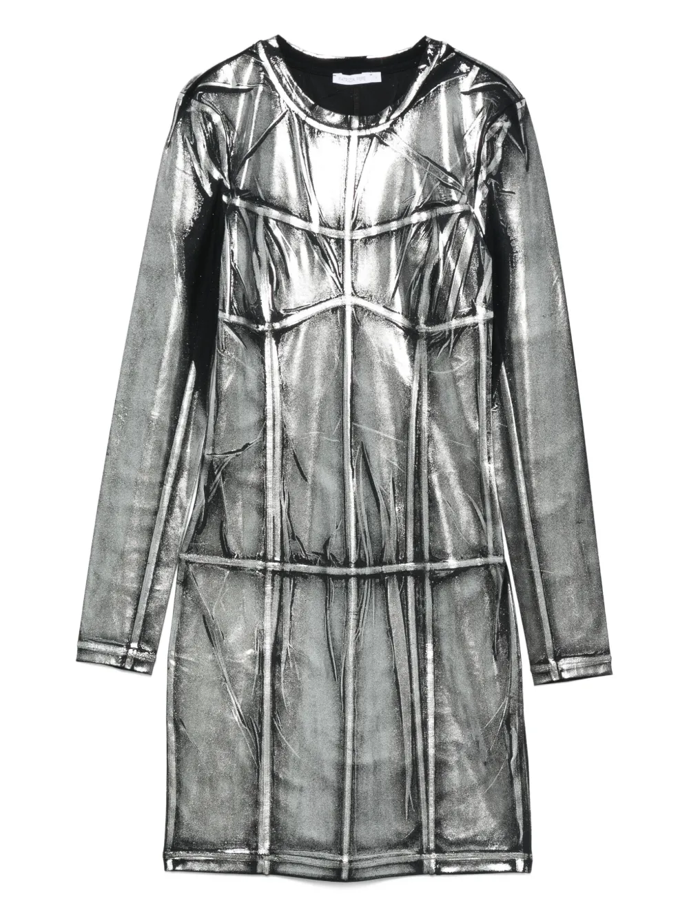 Patrizia Pepe panelled dress - Argento