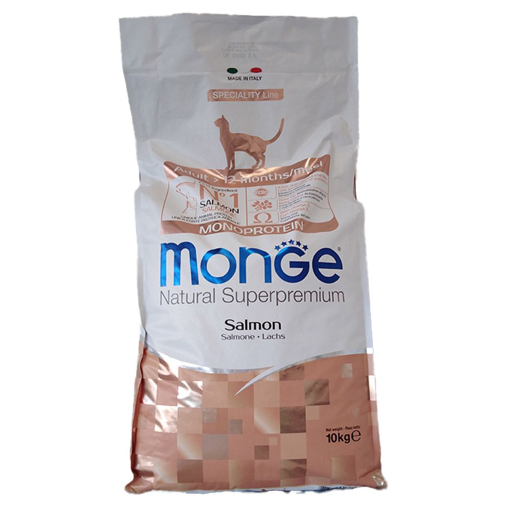 Monge Speciality Line Adult Cat >12 Mesi Salmone 10 Kg 10000 g Mangime