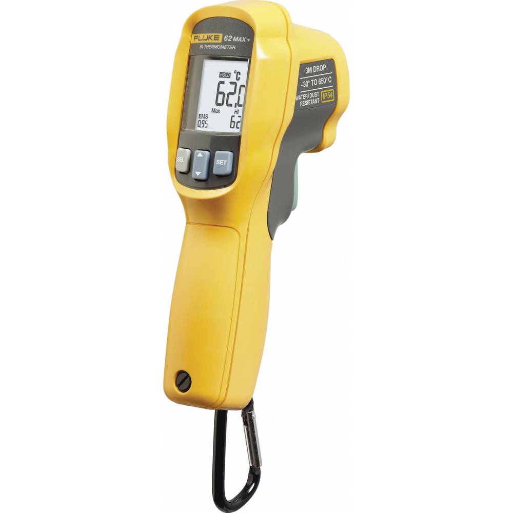Fluke 62 MAX+ Termometro a infrarossi Ottica 12:1 -30 - +650 °C