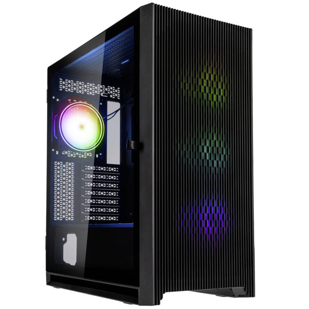 Kolink Unity Lateral ARGB Midi-Tower PC Case Nero 4 ventole LED pre-montate