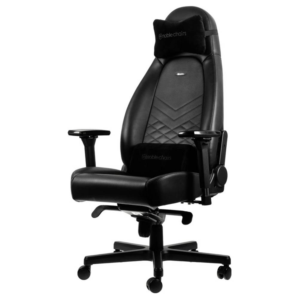 Noblechairs noblechairs ICON Gaming Stuhl - schwarz/schwarz Sedia da gioco Nero