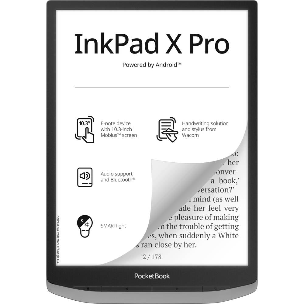 PocketBook InkPad X Pro Lettore di eBook 26.2 cm (10.3 pollici) Grigio