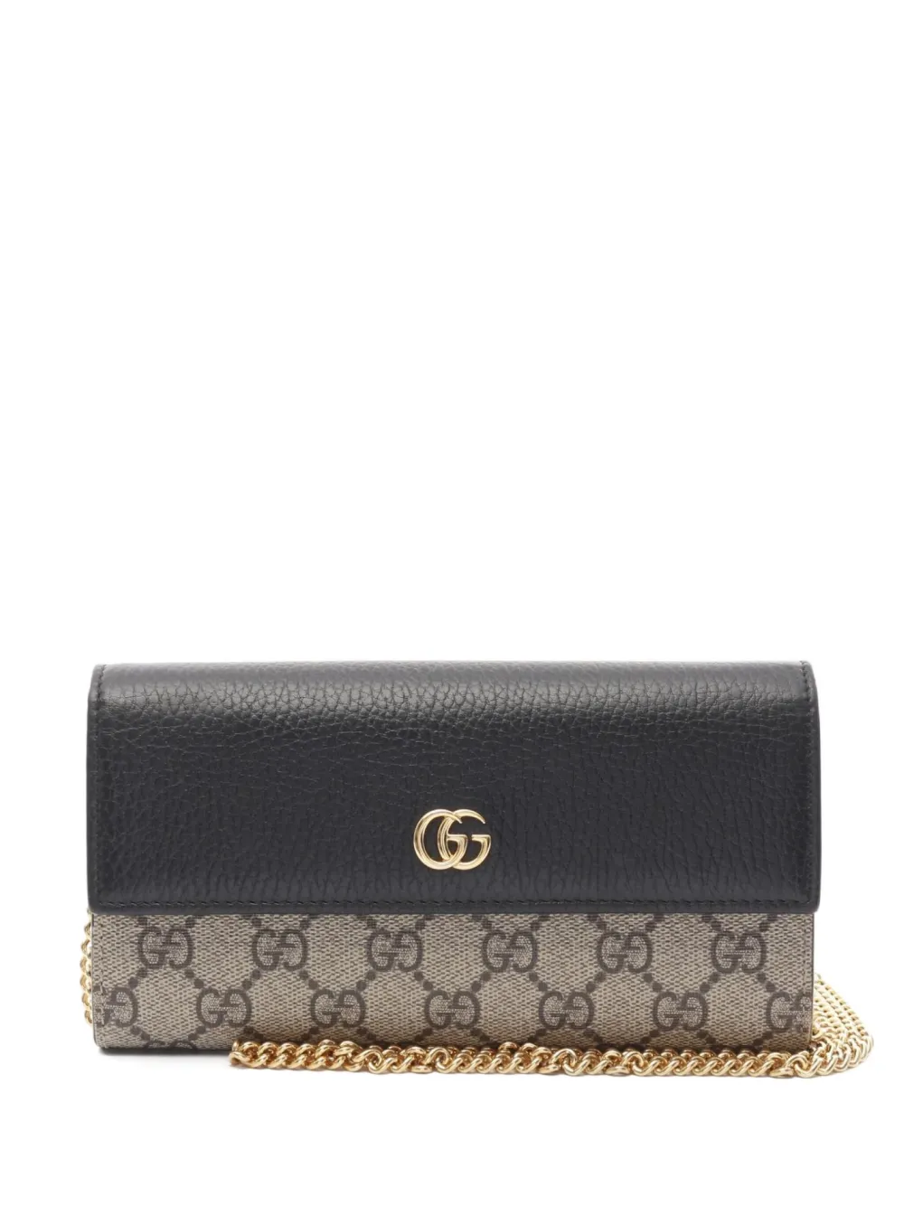 Gucci Pre-Owned 2010s Marmont GG Supreme wallet - Nero