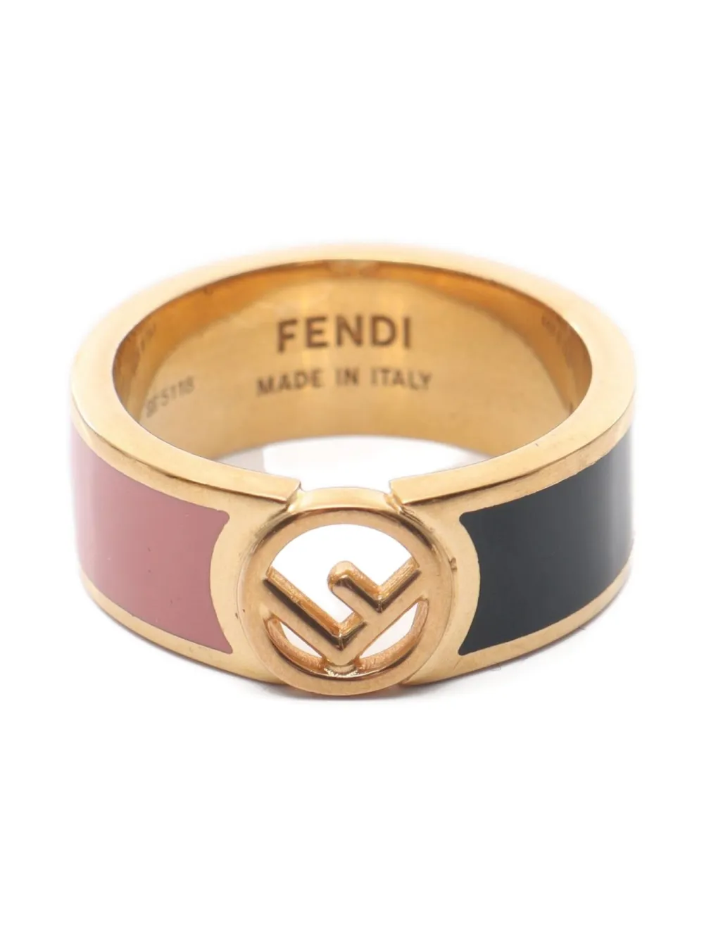 Fendi Pre-Owned 10s logo-detail ring - Oro