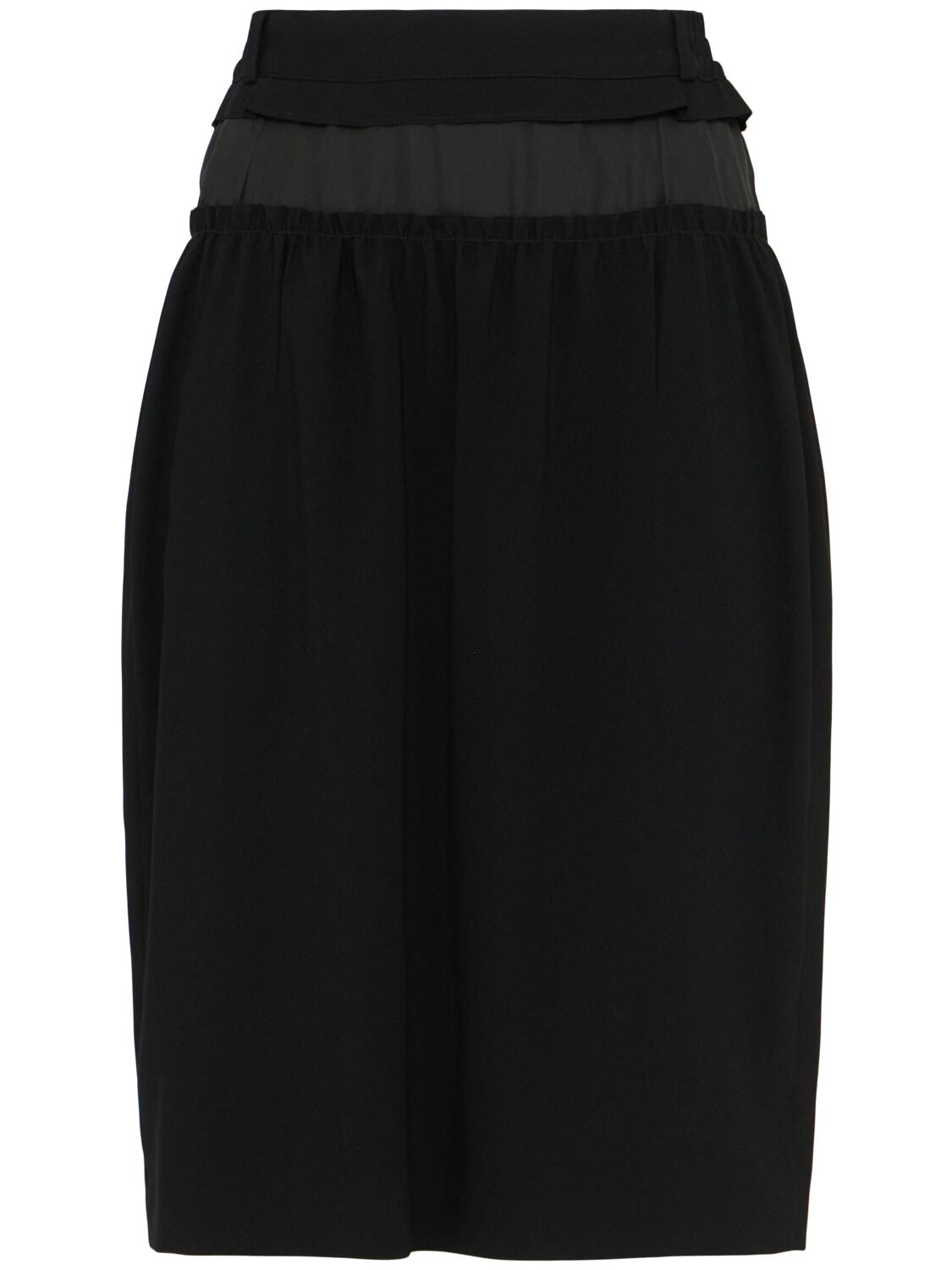 Envers Satin Midi Skirt