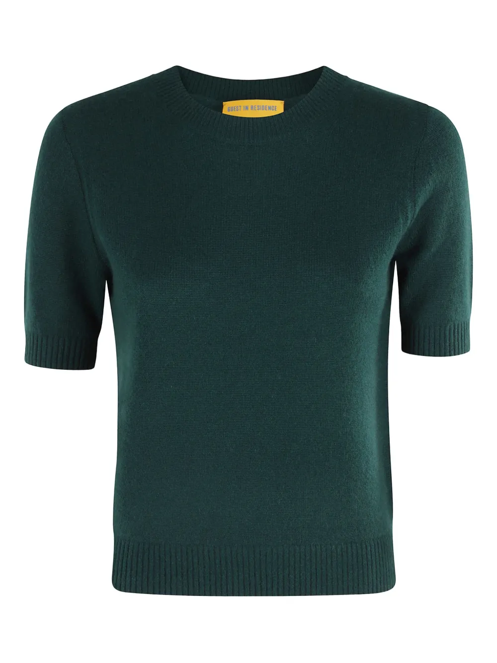 Guest In Residence short-sleeve crop T-shirt - Verde