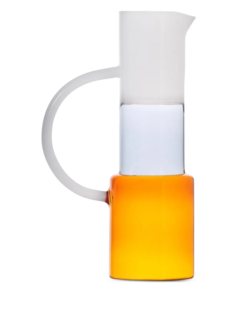 Ichendorf Milano curved-handle glass jug - Giallo