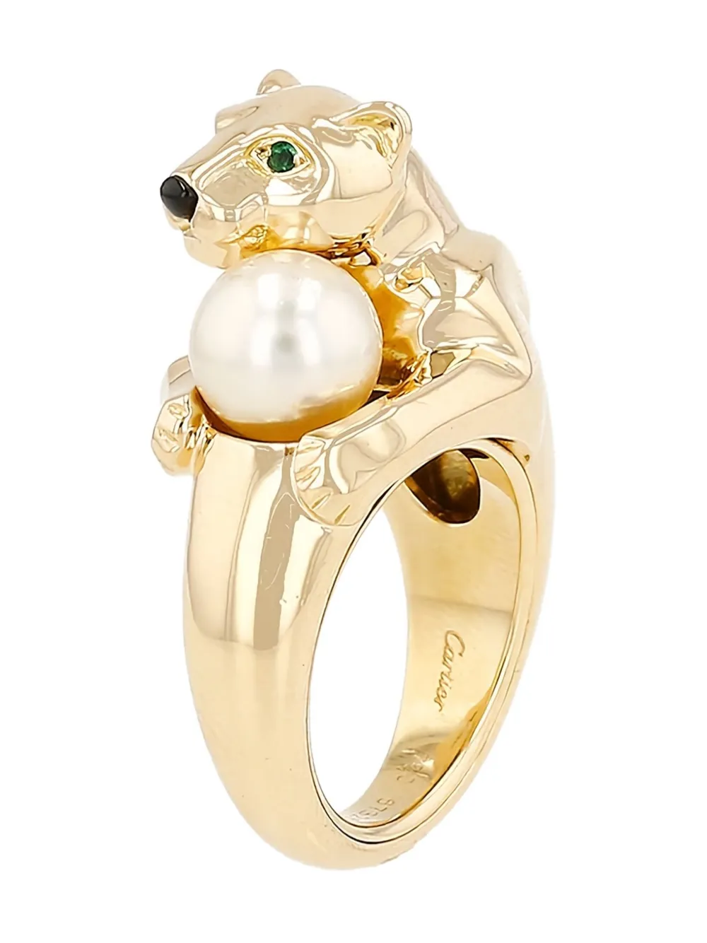 Cartier 18kt yellow gold Panthère Vedra ring - Oro