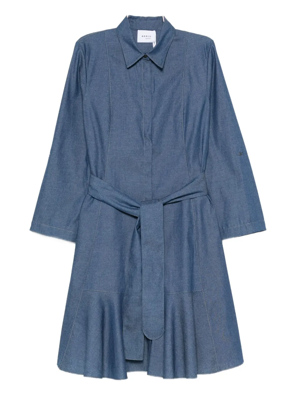Akris Punto panelled mini dress - Blu