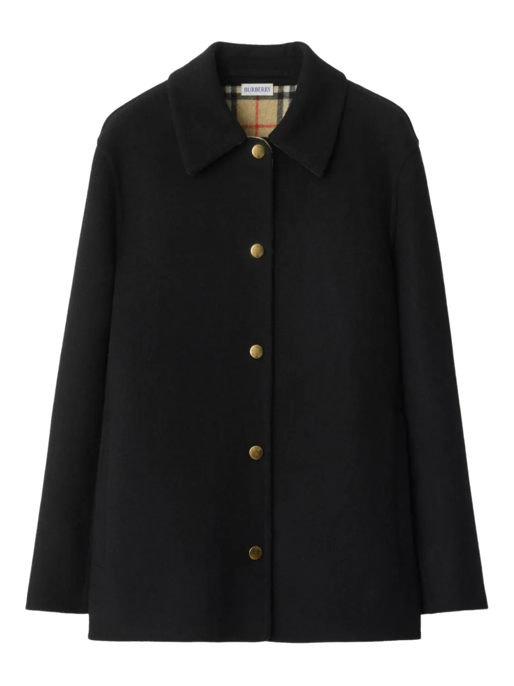Burberry Wool Overshirt - Nero