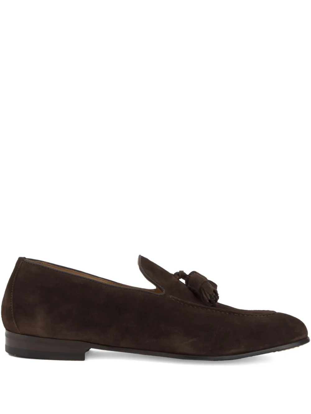 CALCE tassel suede loafers - Marrone