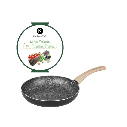 Kasanova Padella 24 Cm Black Stone Nero Cottura
