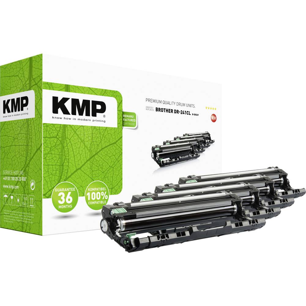 KMP Tamburo sostituisce Brother DR-241CL, DR241CL Compatibile Nero, Ciano, Magenta, Giallo 15000 pagine B-DR26V 1245,7005