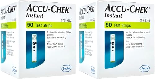 Accu-Chek Strisce Reattive Istantanee Per Glicemia, 100 Pezzi, Per Un Monitoraggio Accurato