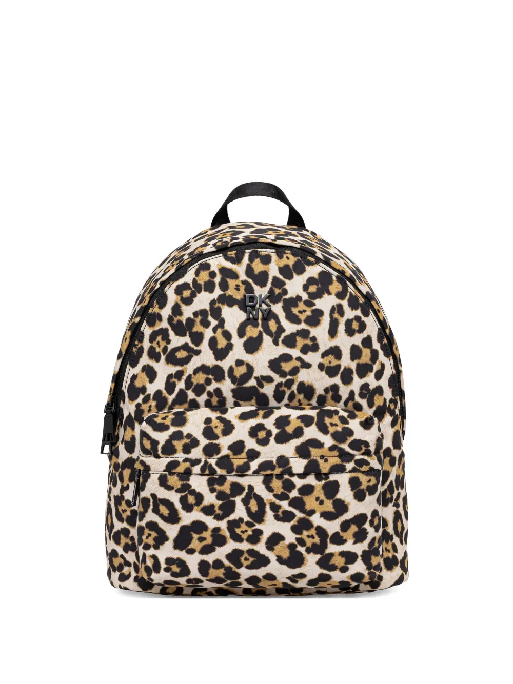DKNY leopard-print backpack - Marrone