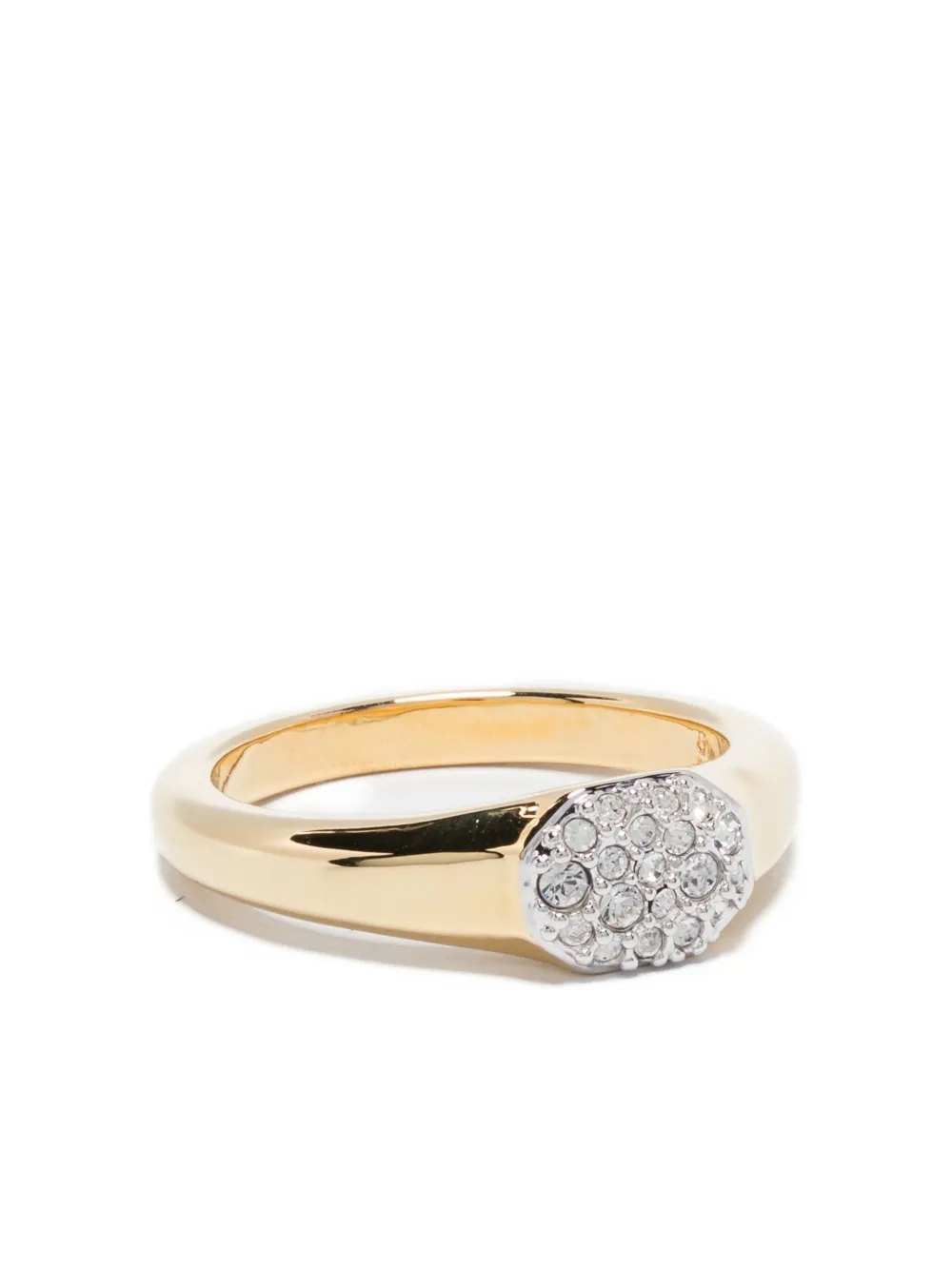 Swarovski Dextera mixed-cut crystals ring - Oro