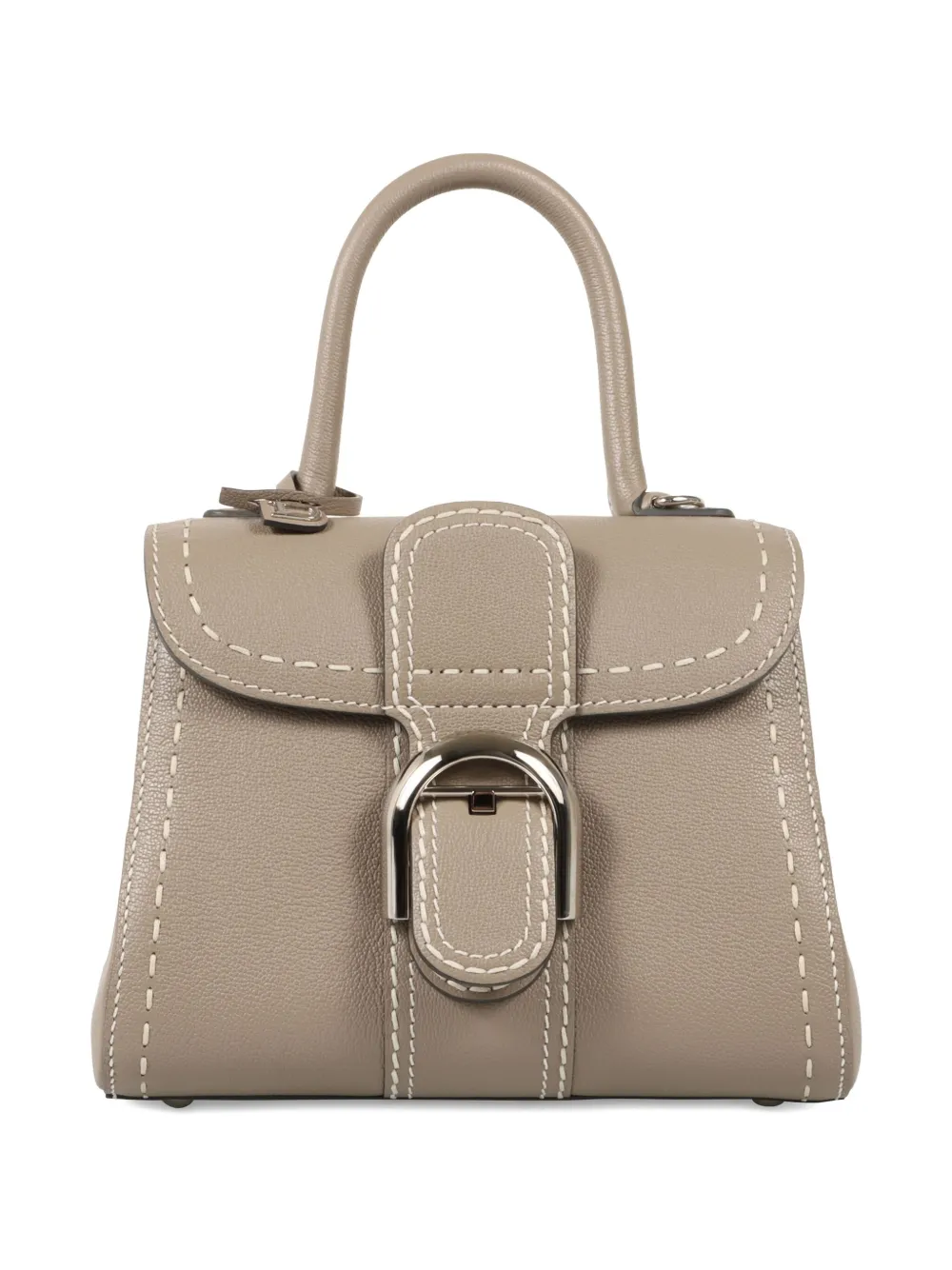 Delvaux mini Brillant Surpiqué tote bag - Toni neutri