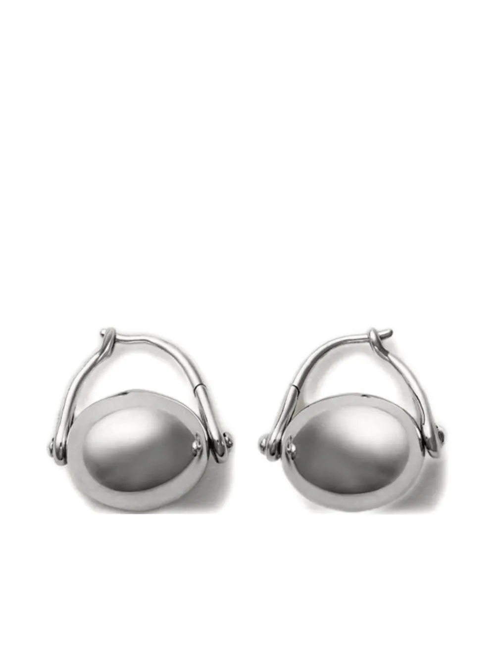 Annika Inez spherical-charm earrings - Argento