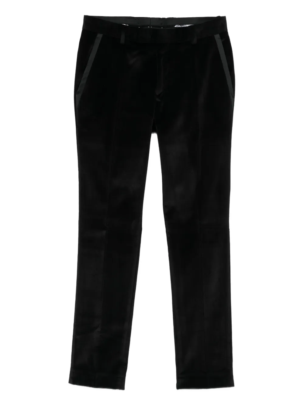 Karl Lagerfeld side-stripe trousers - Nero