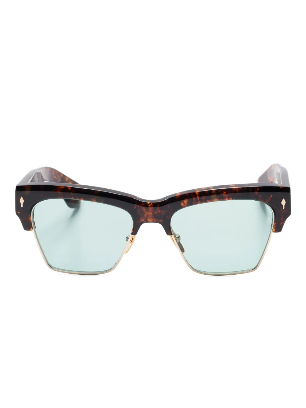 Jacques Marie Mage Bugsy tortoiseshell sunglasses - Marrone