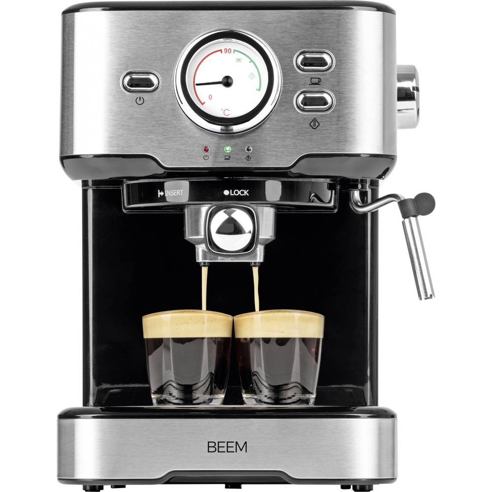 BEEM 05025 Macchina caffè a filtri Nero, Argento 1100 W