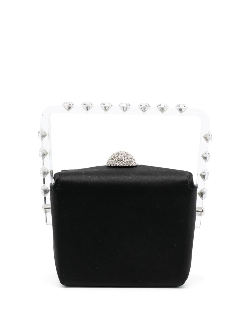Aquazzura Borsa Noodle Box mini - Nero