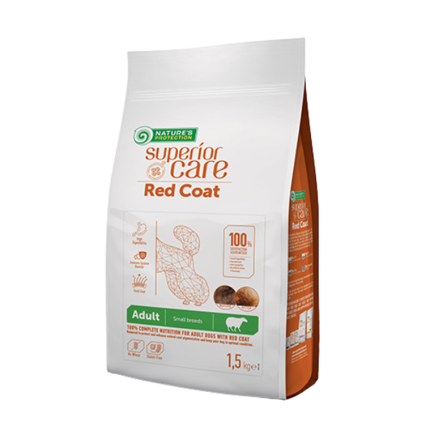 Nature’s protection superior care dog adult small e mini red coat grain free agnello - 1,5 kg - 1° ordine? scegli lo sconto bzr5 / bzr20 + 200 punti f