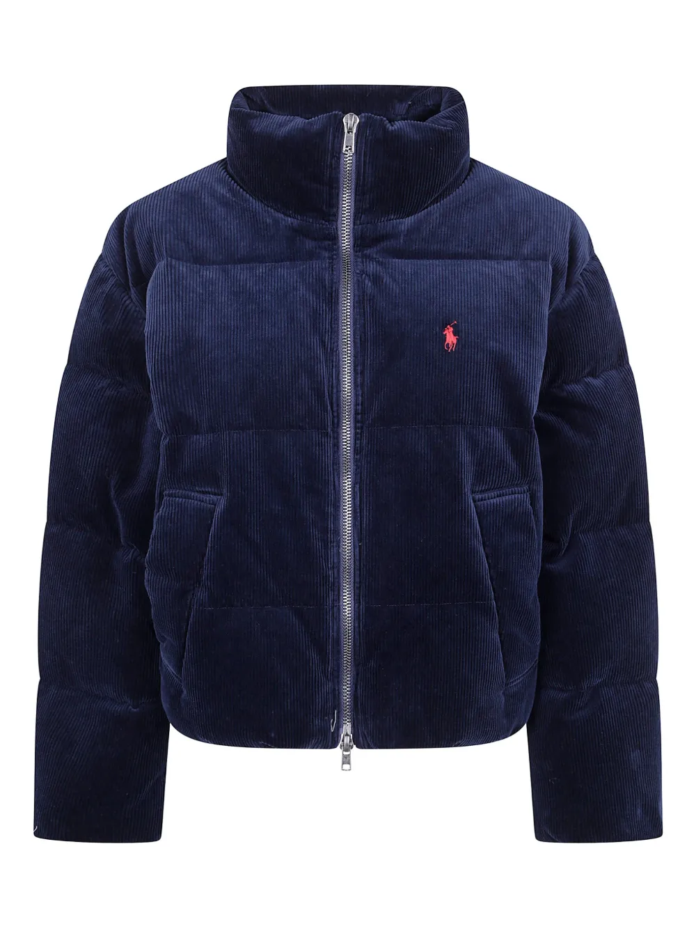 Polo Ralph Lauren corduroy quilted puffer jacket - Blu