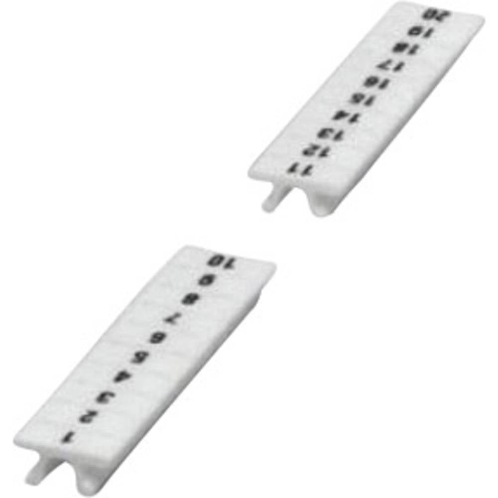 Phoenix Contact 1051016:0021 Strisce etichettatura Bianco 10 pz.