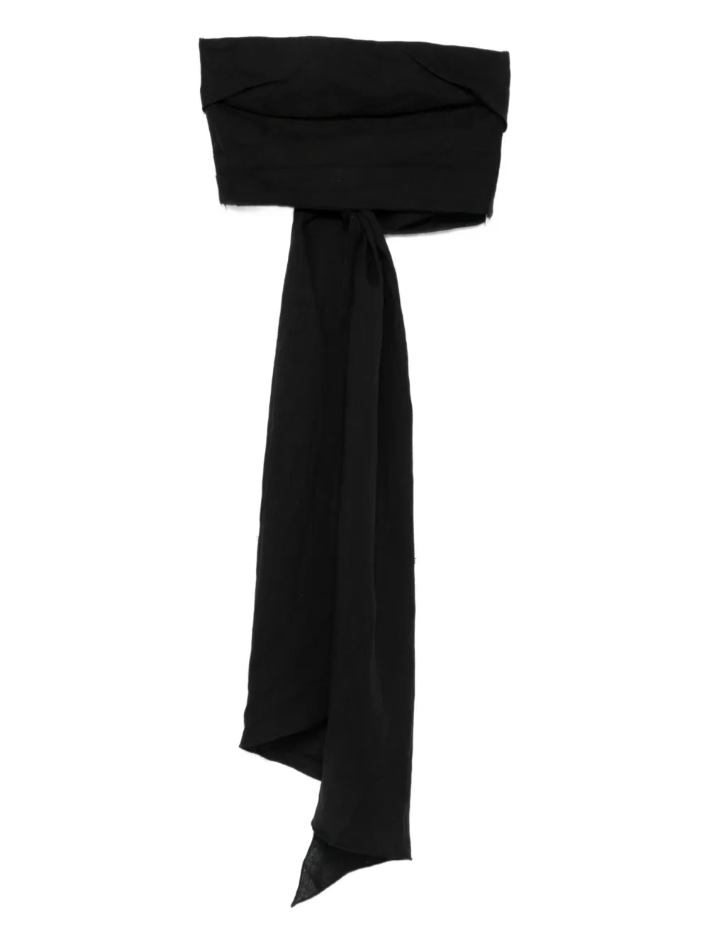 Johanna Ortiz Cassia crop top - Nero