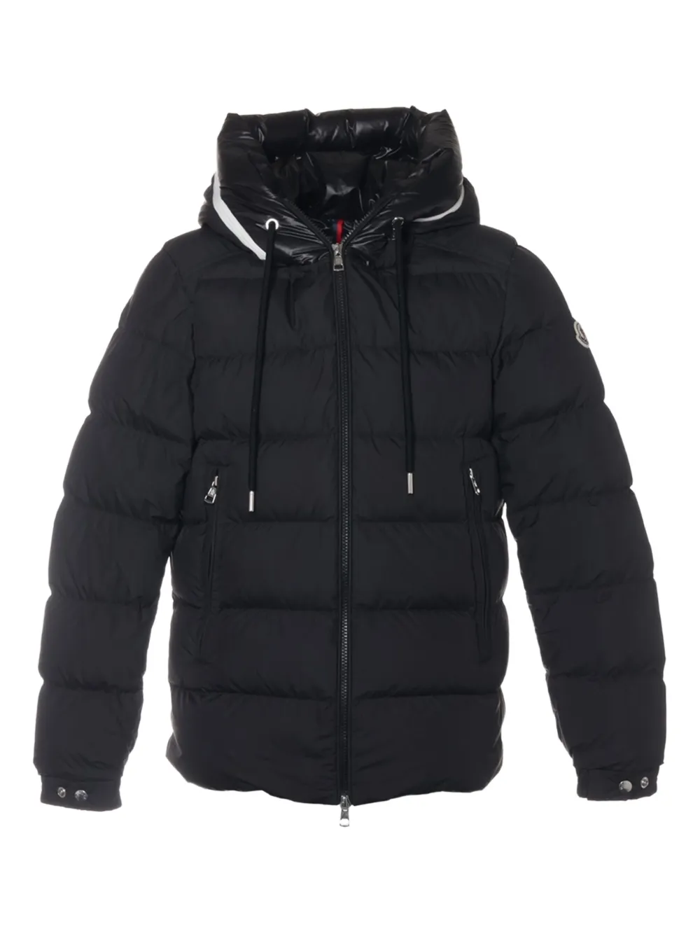 Moncler hooded puffer jacket - Nero
