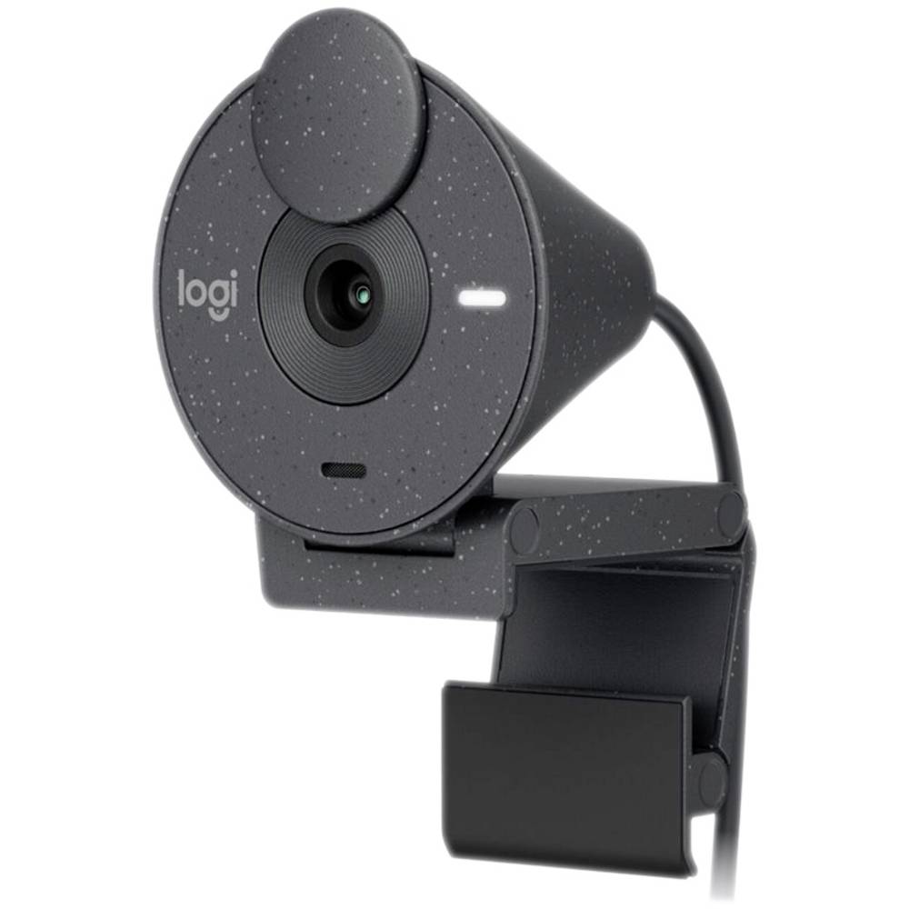 Logitech BRIO 305 graphit Webcam Full HD 1920 x 1080 Pixel Pannello di copertura integrato, Microfono