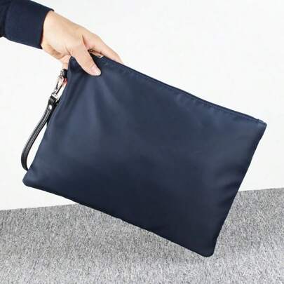 Portafoglio lungo in tessuto Oxford impermeabile, pochette da uomo, pochette per cellulare, portafoglio con pochette, borsa da uomo, borsa portaoggett