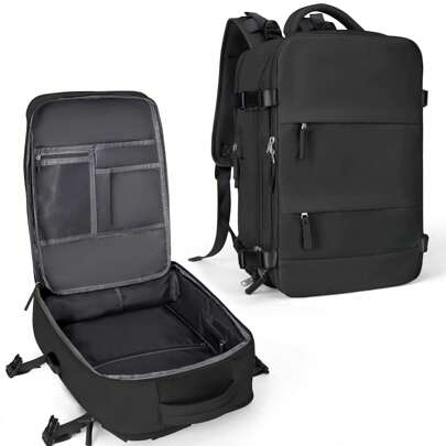 Sac à dos de Voyage léger, sac à dos à compartiments multiples, sac à dos for ordinateur, sac à bagages de compression, compartiment étanche, bretelle