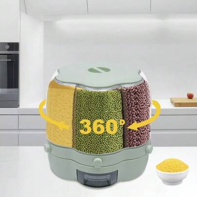 Distributore di cereali WUPYI, distributore di cereali, distributore di corn flakes, 6 in 1, distributore di cereali, contenitore per alimenti per la