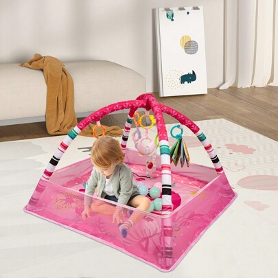 Tappetino da gioco per bambini, tappeto e piscina a secco, tappeto da gioco per bambini dalla nascita ai 3 anni