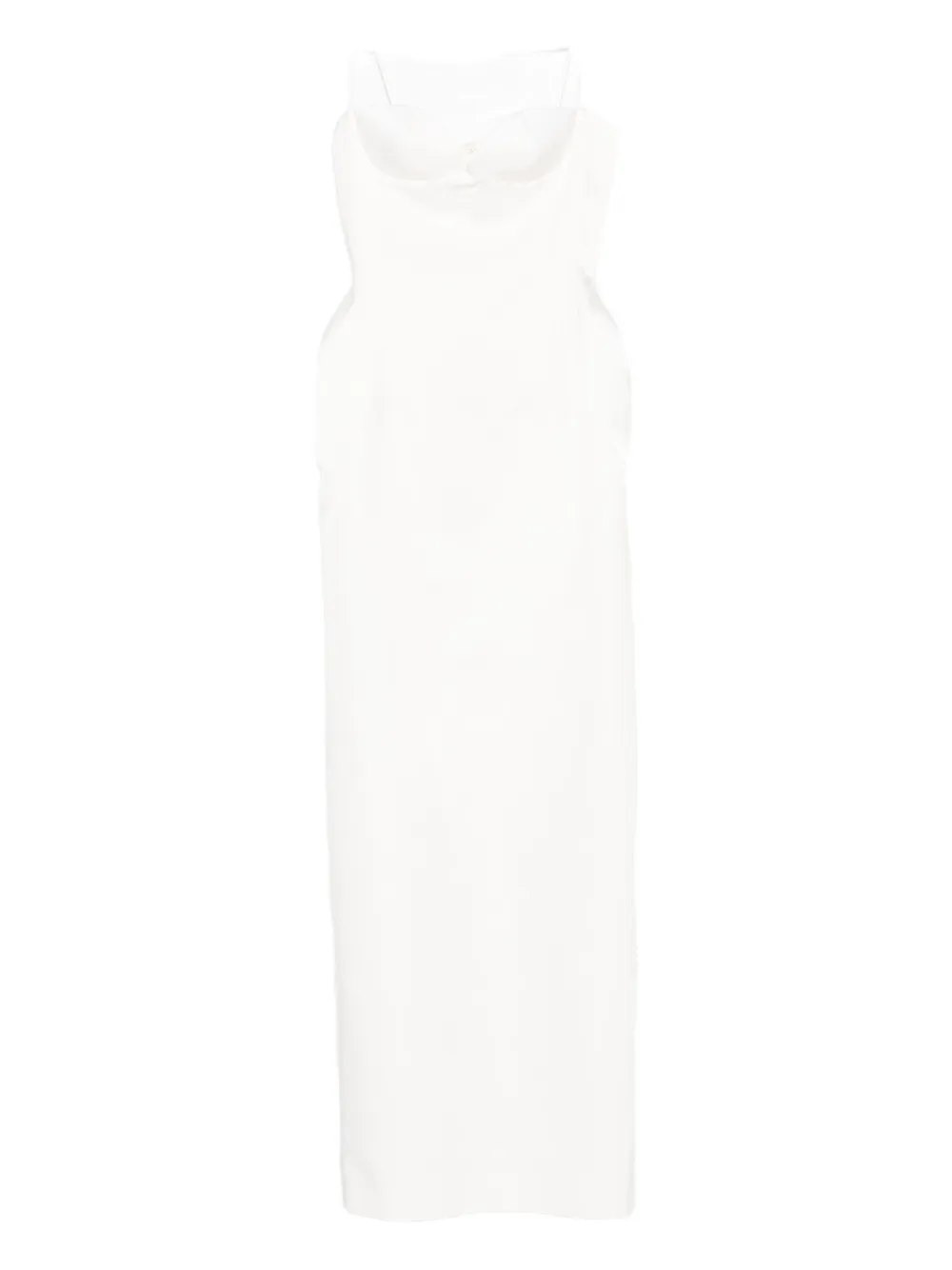 Magda Butrym sleeveless maxi dress - Toni neutri