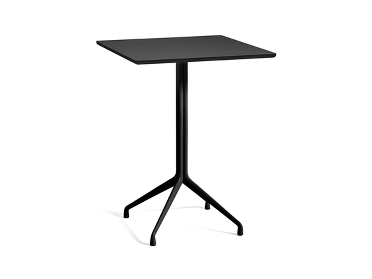 AAT 15 table L80 x W80 x H105 Black Powder Coated Aluminium Frame