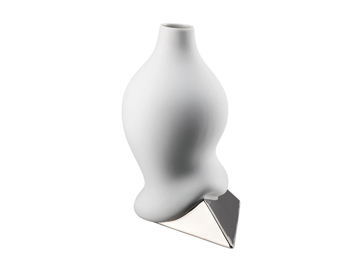Sirop Vase H. 28 - Titanized Platinum