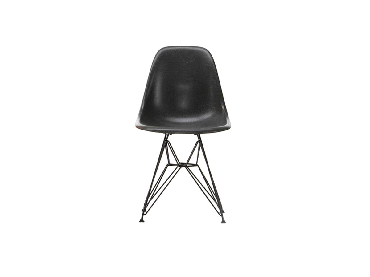 Eames Fiberglass DSR Side Chair - Basic Dark/Elephant Grey